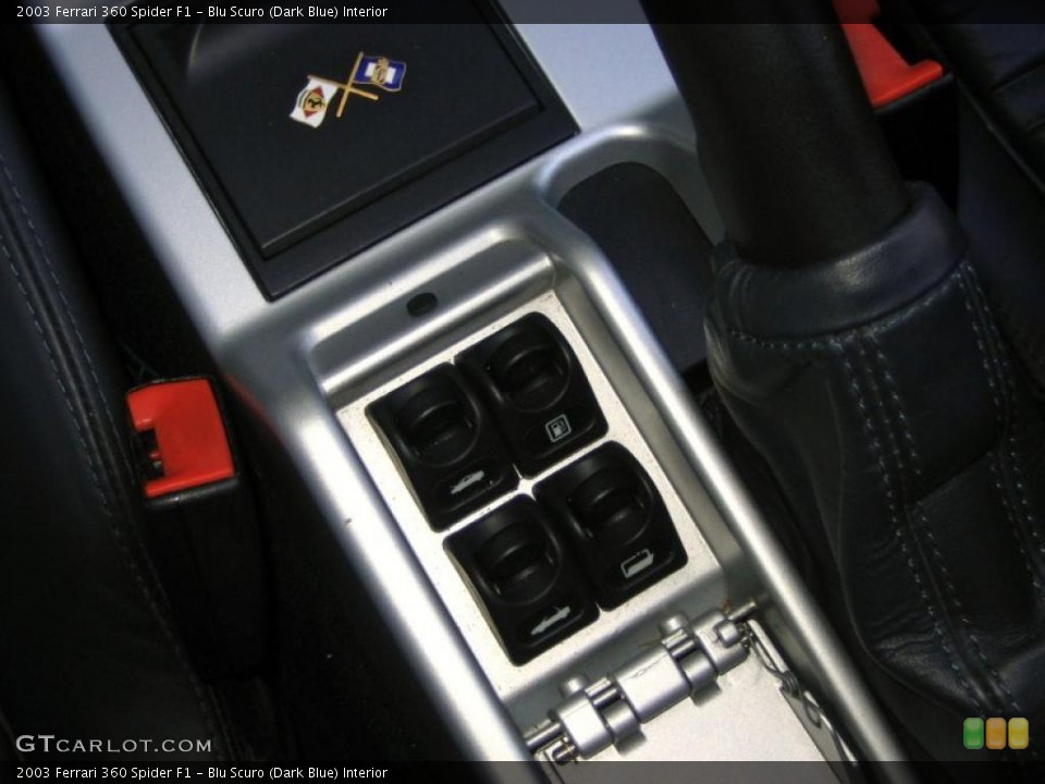 Blu Scuro (Dark Blue) Interior Controls for the 2003 Ferrari 360 Spider F1 #40264686