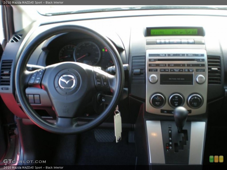 Black Interior Dashboard for the 2010 Mazda MAZDA5 Sport #40265074