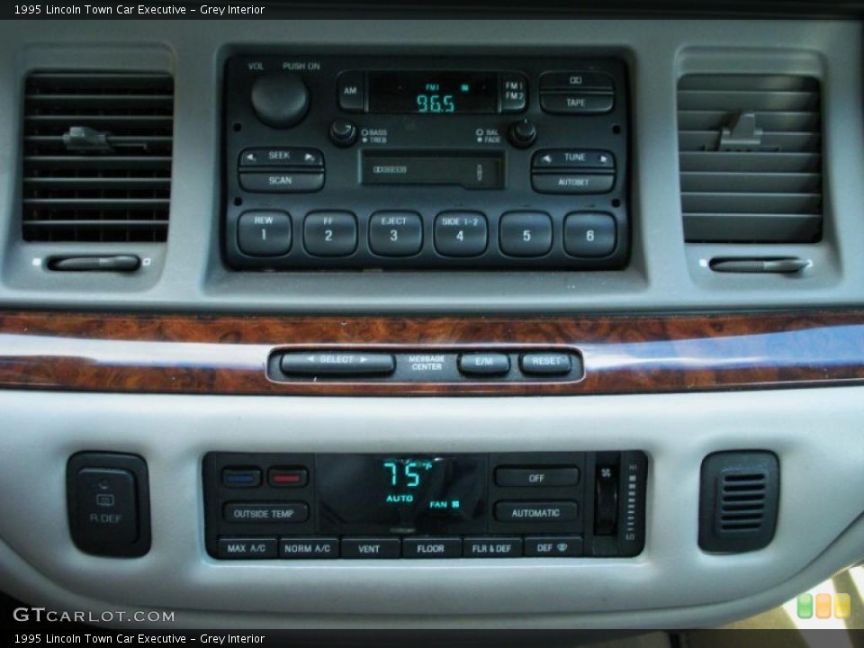 Grey Interior Controls for the 1995 Lincoln Town Car Executive #40267998
