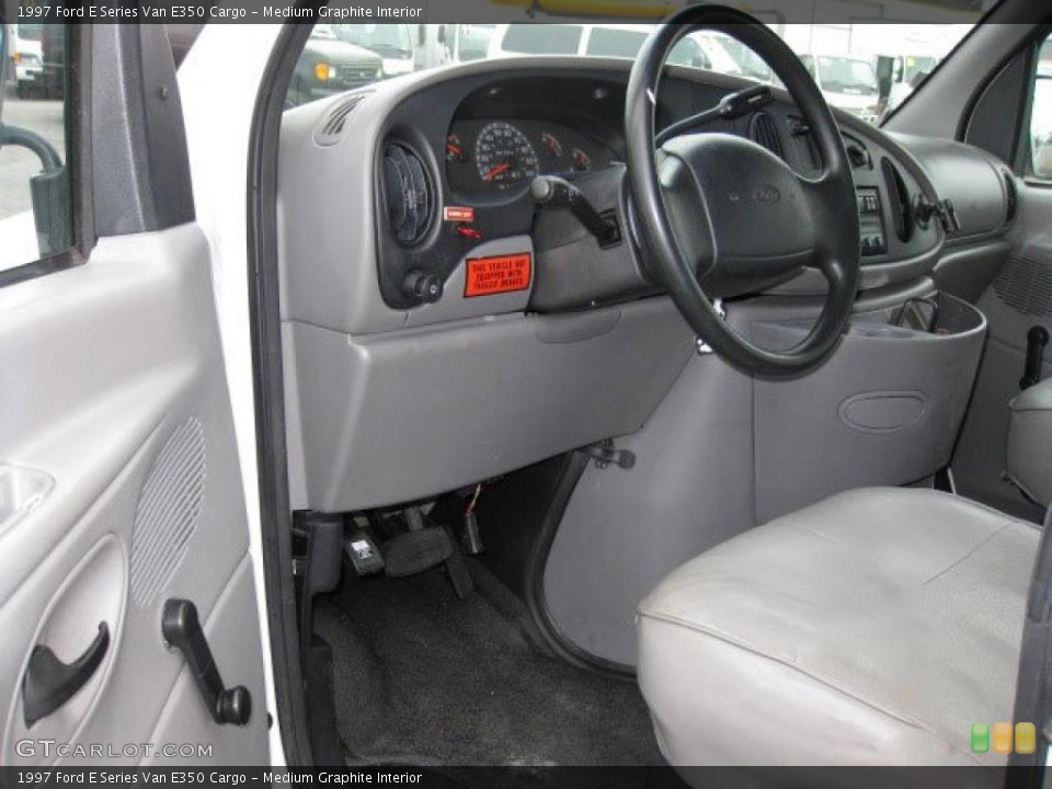 Medium Graphite Interior Prime Interior for the 1997 Ford E Series Van E350 Cargo #40268202
