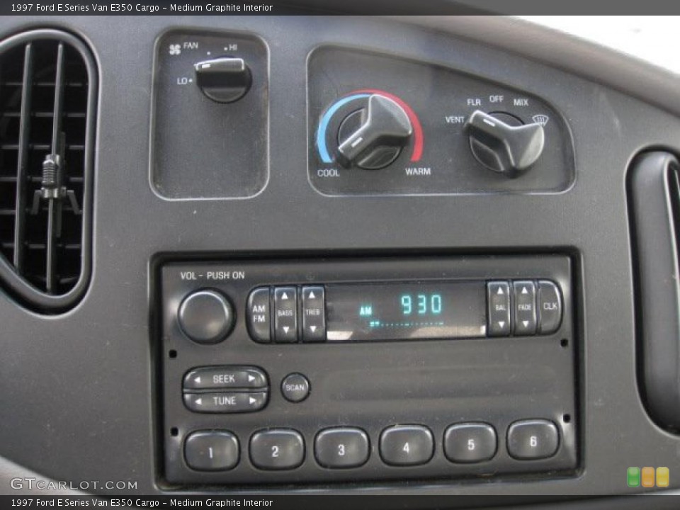 Medium Graphite Interior Controls for the 1997 Ford E Series Van E350 Cargo #40268218