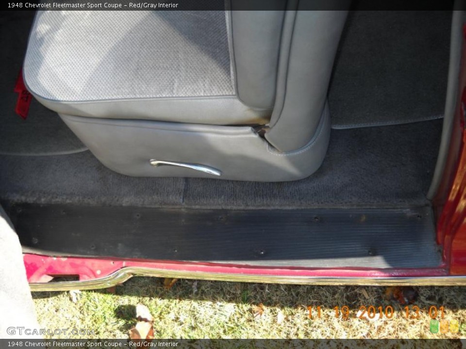 Red/Gray Interior Photo for the 1948 Chevrolet Fleetmaster Sport Coupe #40270210