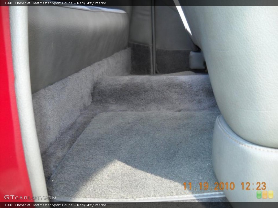 Red/Gray Interior Photo for the 1948 Chevrolet Fleetmaster Sport Coupe #40270782