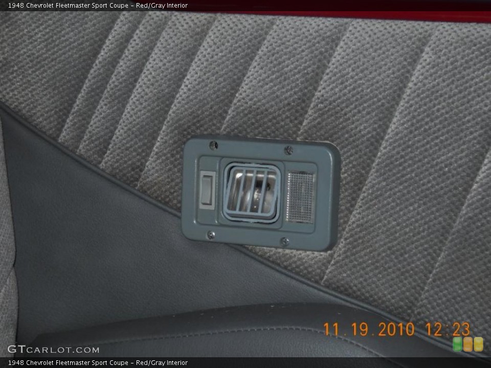 Red/Gray Interior Photo for the 1948 Chevrolet Fleetmaster Sport Coupe #40270814