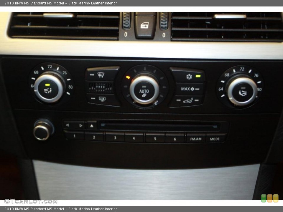 Black Merino Leather Interior Controls for the 2010 BMW M5  #40271186