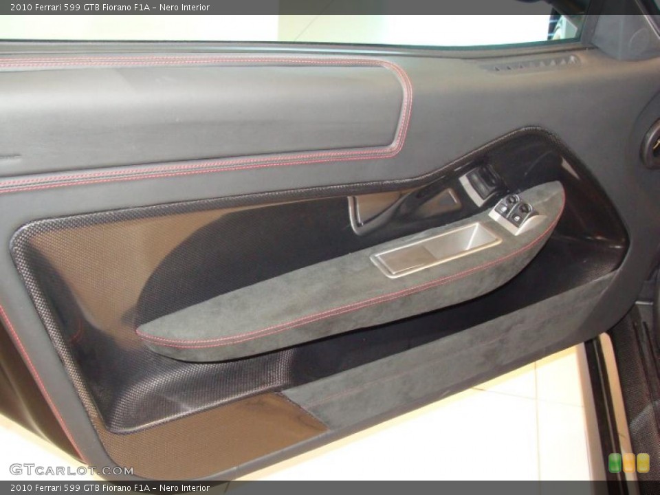 Nero Interior Door Panel for the 2010 Ferrari 599 GTB Fiorano F1A #40271902