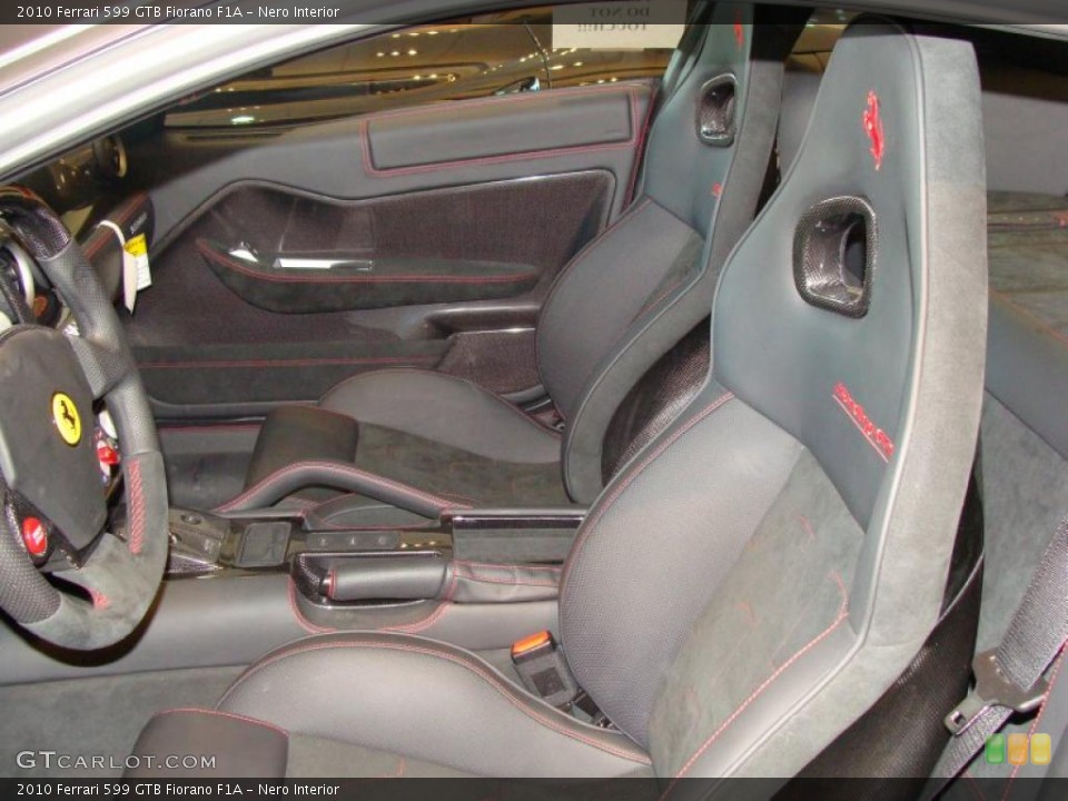 Nero Interior Photo for the 2010 Ferrari 599 GTB Fiorano F1A #40271918