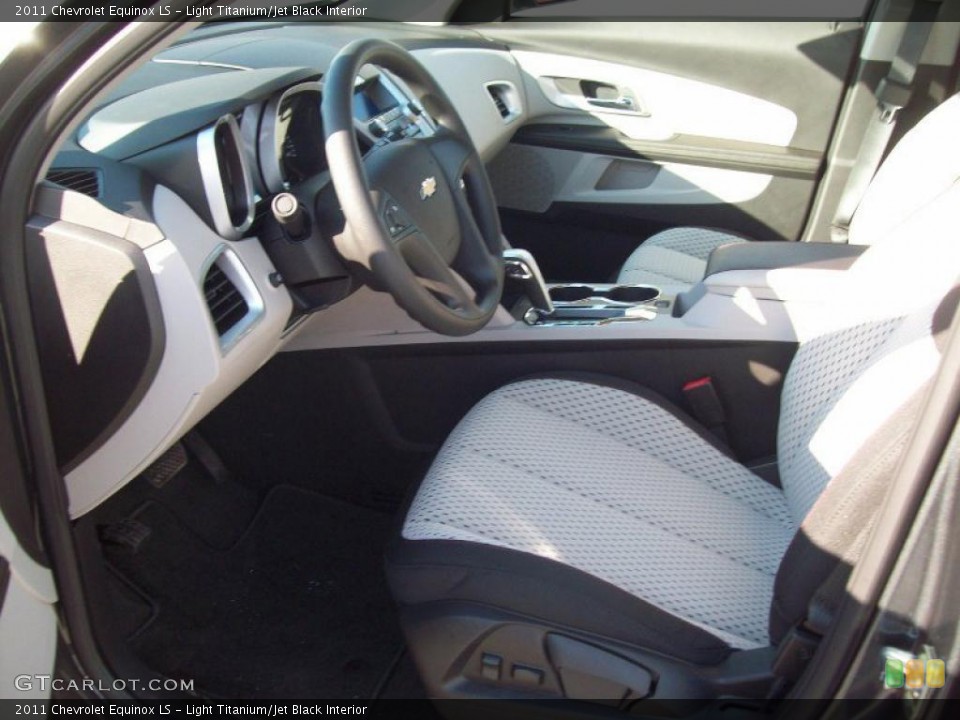 Light Titanium/Jet Black Interior Photo for the 2011 Chevrolet Equinox LS #40272274