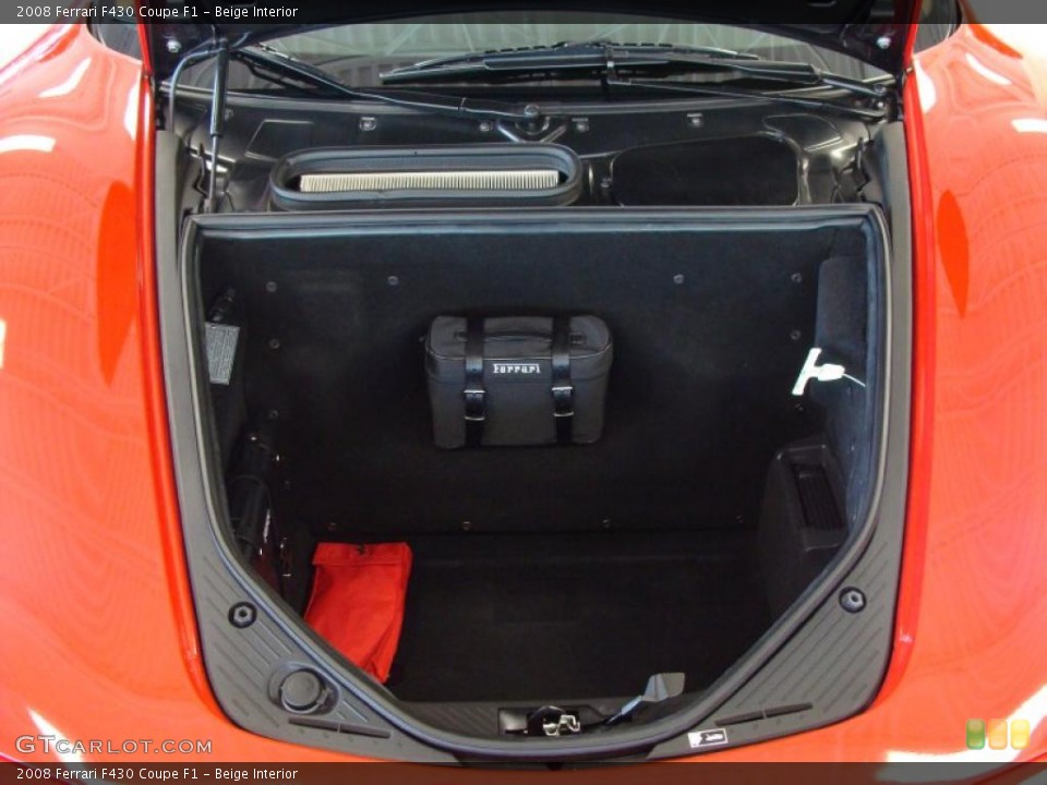 Beige Interior Trunk for the 2008 Ferrari F430 Coupe F1 #40272698