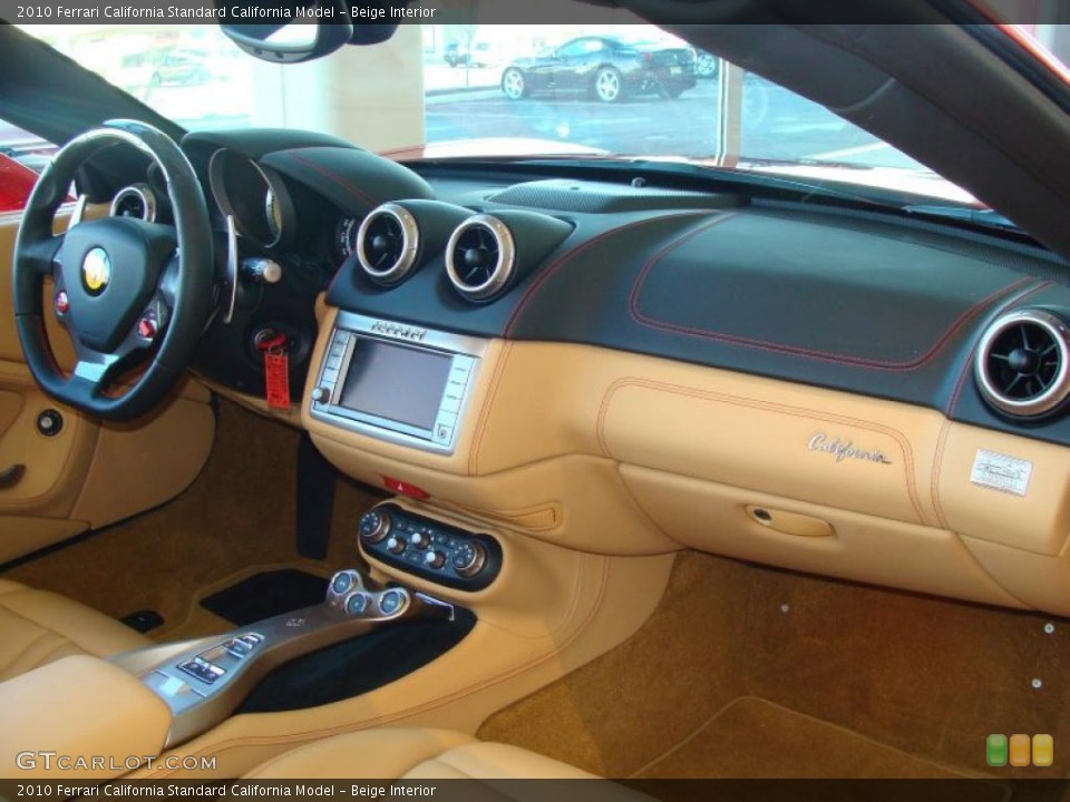 Beige Interior Dashboard for the 2010 Ferrari California  #40272989