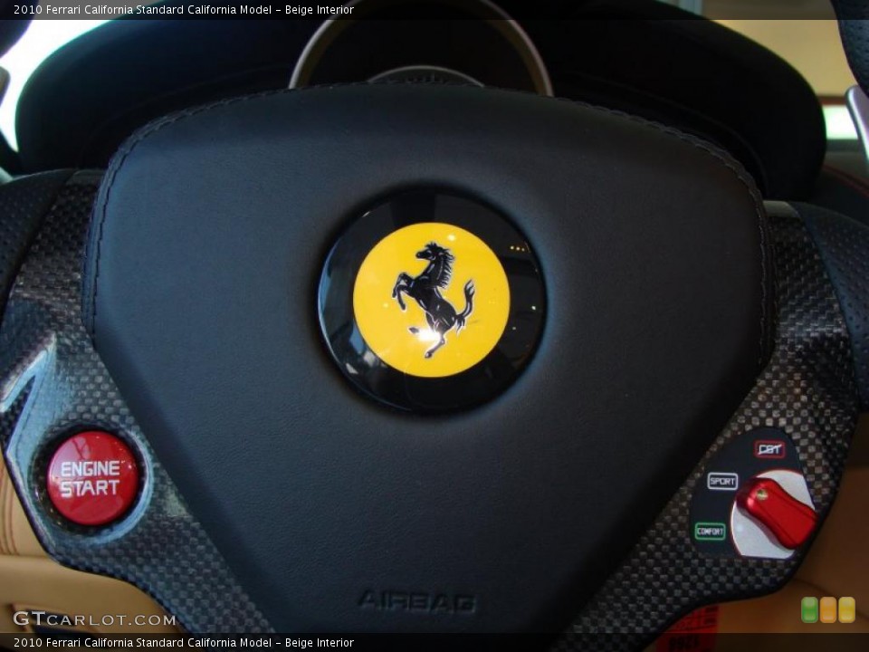 Beige Interior Controls for the 2010 Ferrari California  #40273046