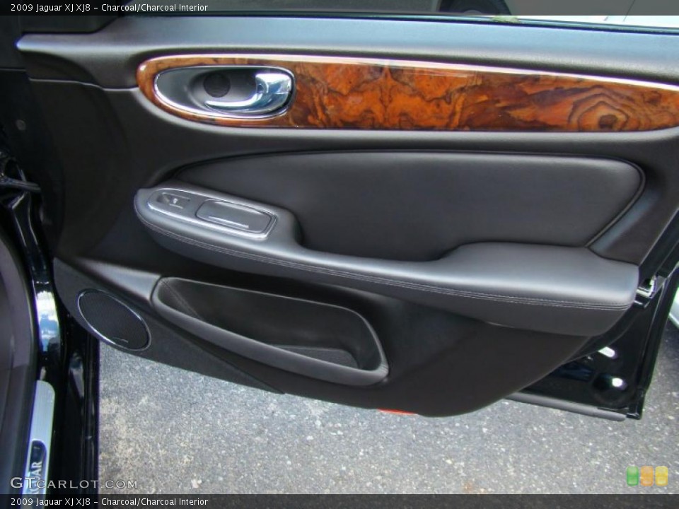 Charcoal/Charcoal Interior Door Panel for the 2009 Jaguar XJ XJ8 #40273382
