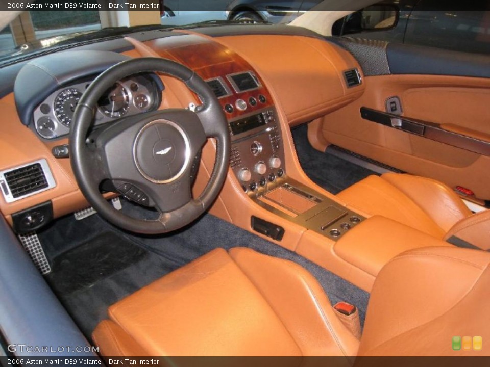 Dark Tan Interior Prime Interior for the 2006 Aston Martin DB9 Volante #40274662