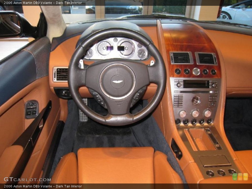 Dark Tan Interior Dashboard for the 2006 Aston Martin DB9 Volante #40274730