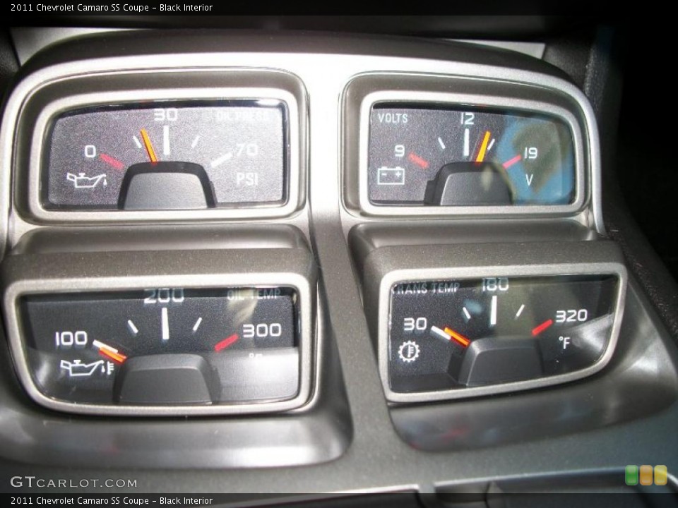 Black Interior Gauges for the 2011 Chevrolet Camaro SS Coupe #40275654