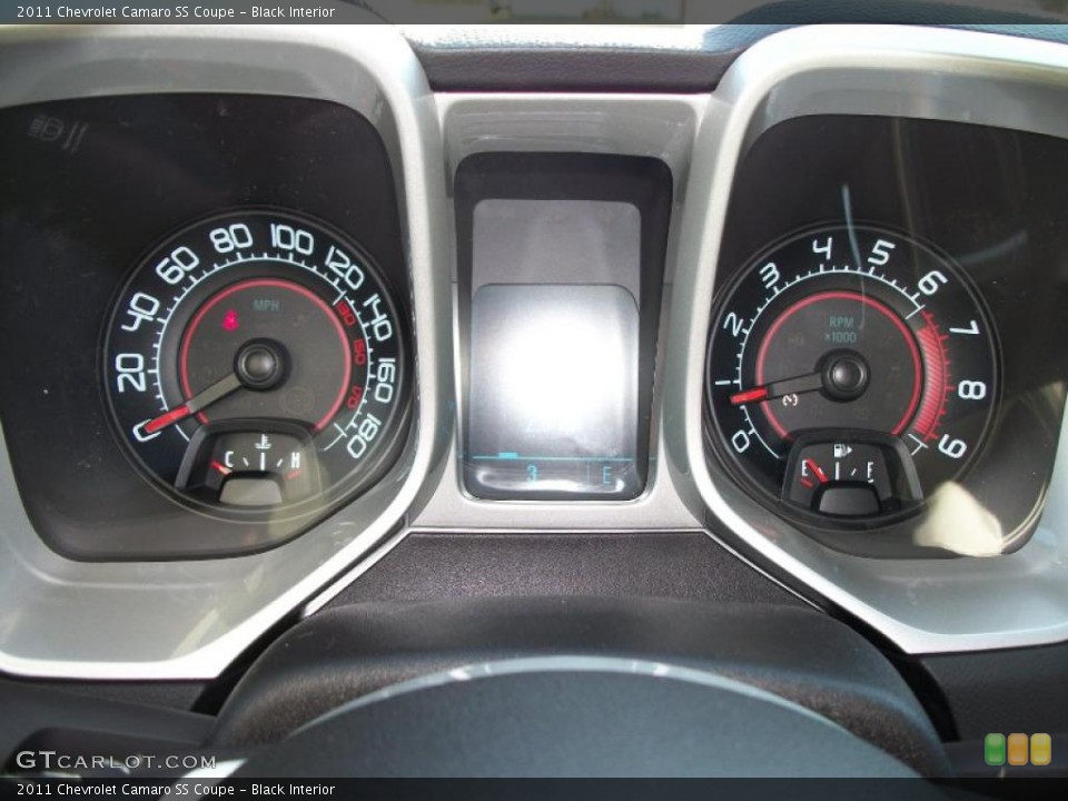 Black Interior Gauges for the 2011 Chevrolet Camaro SS Coupe #40275786