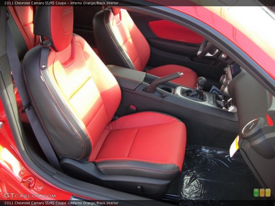 Inferno Orange/Black Interior Photo for the 2011 Chevrolet Camaro SS/RS Coupe #40276182