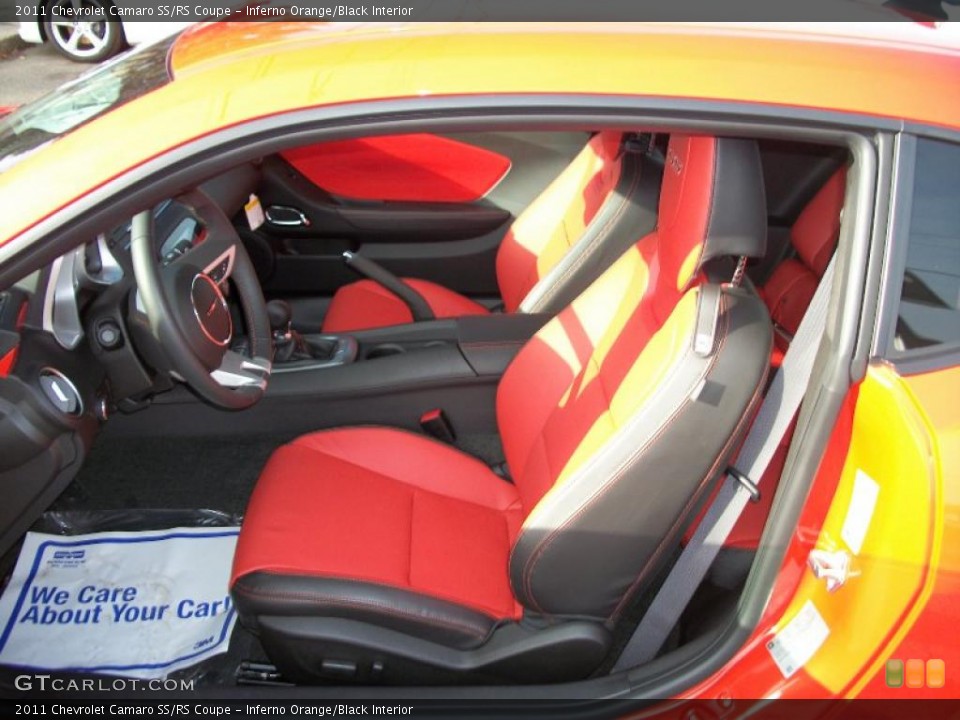 Inferno Orange/Black Interior Photo for the 2011 Chevrolet Camaro SS/RS Coupe #40276334