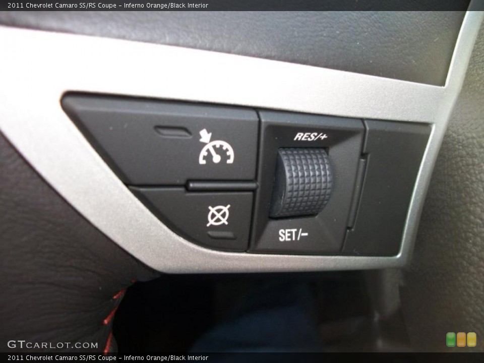 Inferno Orange/Black Interior Controls for the 2011 Chevrolet Camaro SS/RS Coupe #40276454