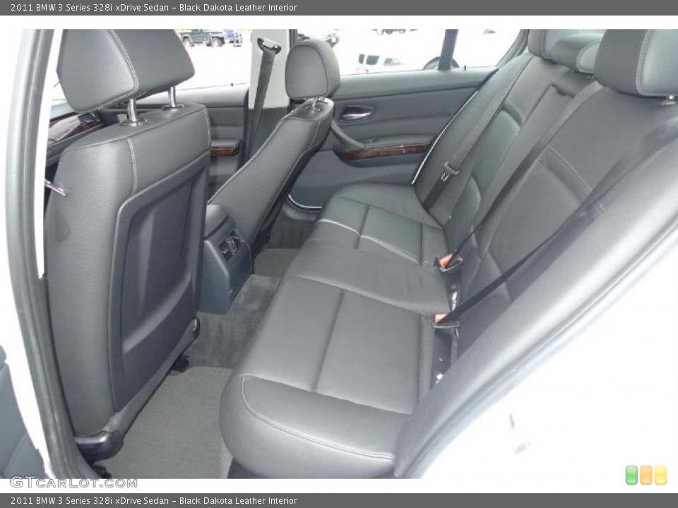 Black Dakota Leather Interior Photo for the 2011 BMW 3 Series 328i xDrive Sedan #40279294