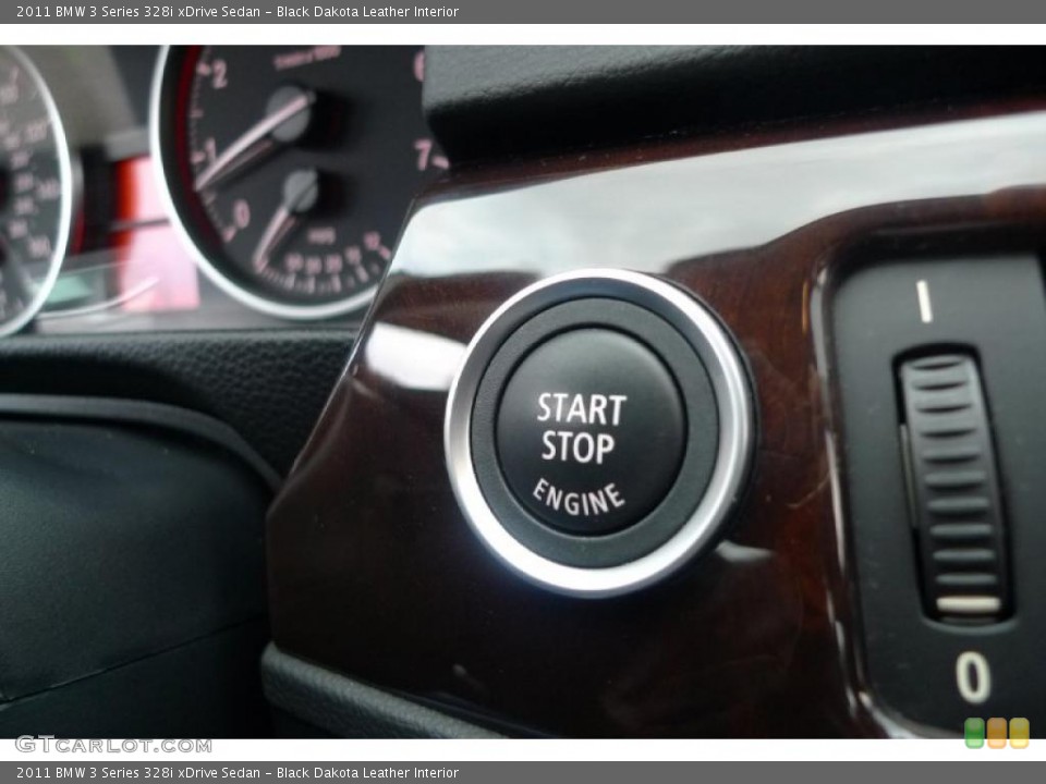 Black Dakota Leather Interior Controls for the 2011 BMW 3 Series 328i xDrive Sedan #40279522