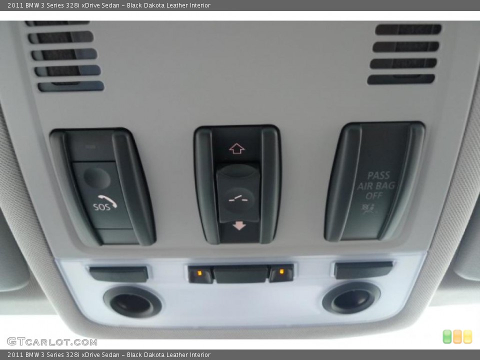 Black Dakota Leather Interior Controls for the 2011 BMW 3 Series 328i xDrive Sedan #40279538