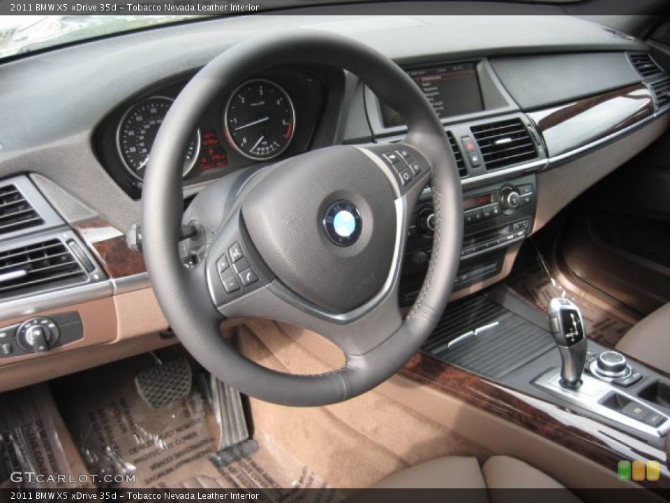 Tobacco Nevada Leather Interior Prime Interior for the 2011 BMW X5 xDrive 35d #40280126