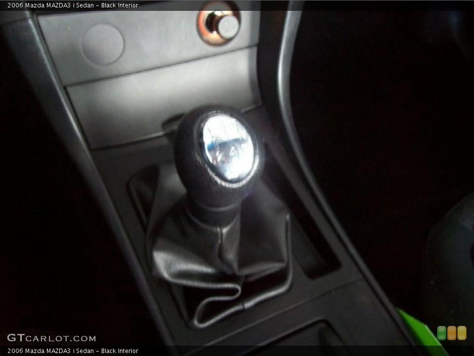 Black Interior Transmission for the 2006 Mazda MAZDA3 i Sedan #40280934