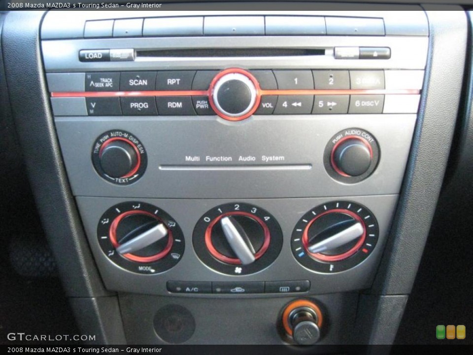 Gray Interior Controls for the 2008 Mazda MAZDA3 s Touring Sedan #40281826