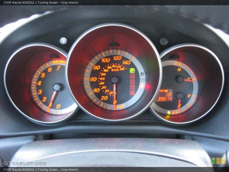 Gray Interior Gauges for the 2008 Mazda MAZDA3 s Touring Sedan #40281874