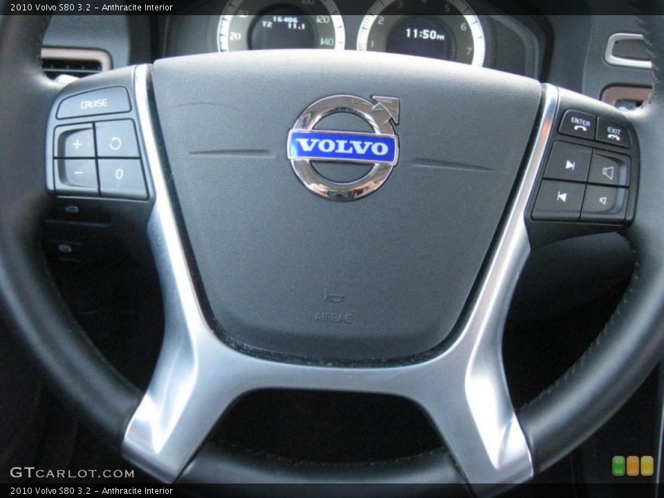 Anthracite Interior Steering Wheel for the 2010 Volvo S80 3.2 #40284174