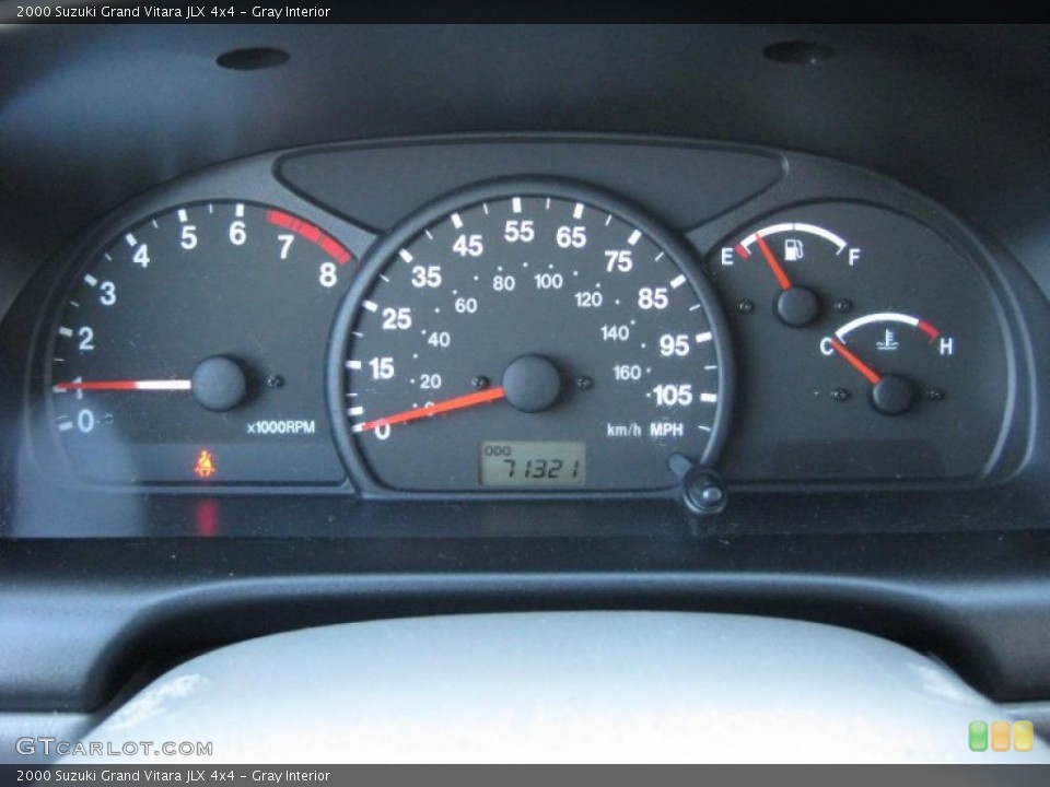 Gray Interior Gauges for the 2000 Suzuki Grand Vitara JLX 4x4 #40285118