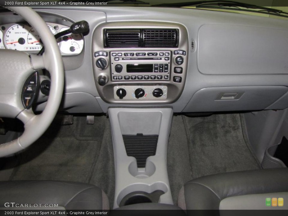 Graphite Grey Interior Dashboard for the 2003 Ford Explorer Sport XLT 4x4 #40285230