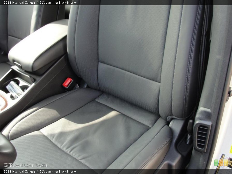 Jet Black Interior Photo for the 2011 Hyundai Genesis 4.6 Sedan #40290795
