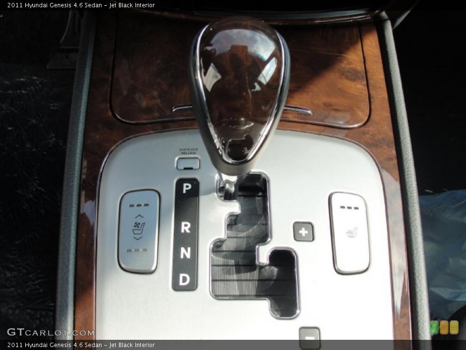 Jet Black Interior Transmission for the 2011 Hyundai Genesis 4.6 Sedan #40290915
