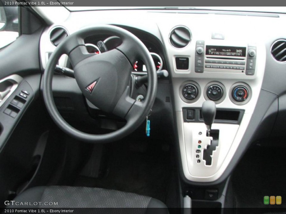 Ebony Interior Dashboard for the 2010 Pontiac Vibe 1.8L #40291011
