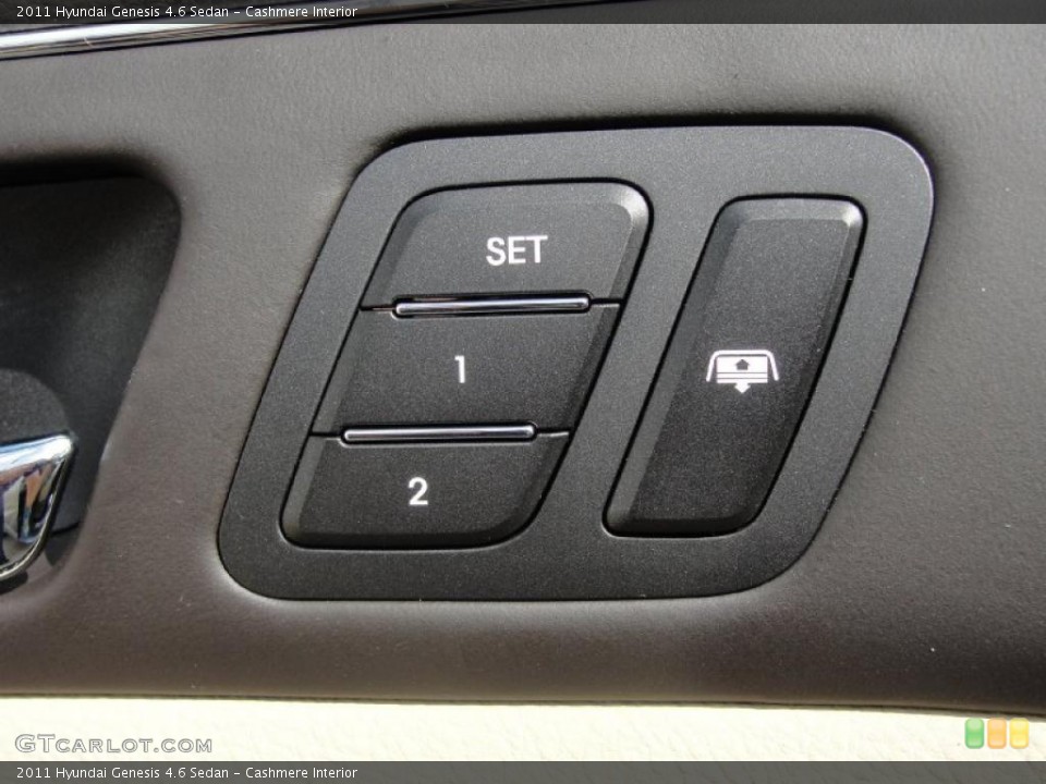 Cashmere Interior Controls for the 2011 Hyundai Genesis 4.6 Sedan #40291379