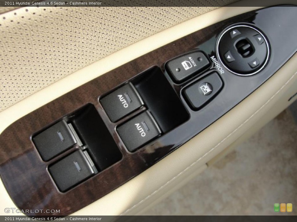 Cashmere Interior Controls for the 2011 Hyundai Genesis 4.6 Sedan #40291395