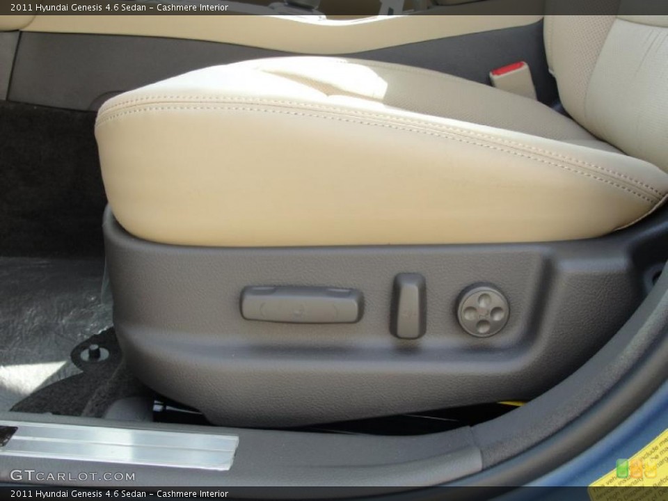 Cashmere Interior Controls for the 2011 Hyundai Genesis 4.6 Sedan #40291447