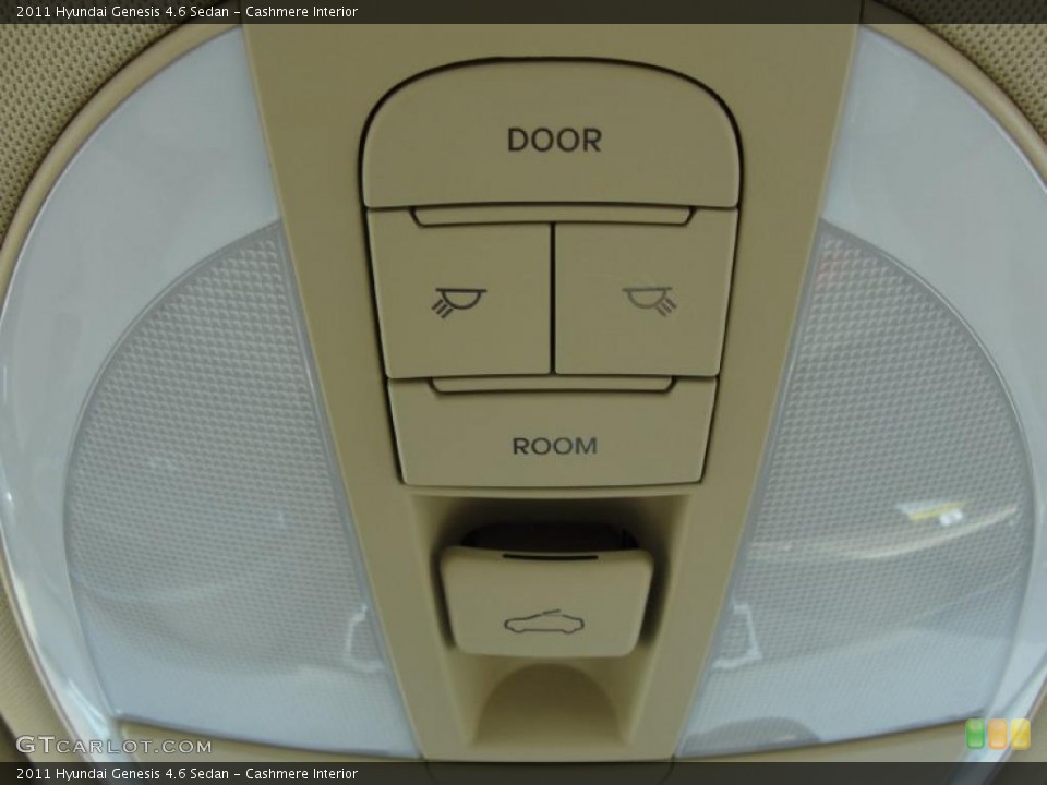 Cashmere Interior Controls for the 2011 Hyundai Genesis 4.6 Sedan #40291511