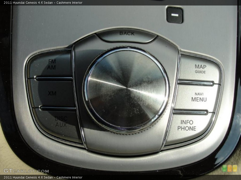 Cashmere Interior Controls for the 2011 Hyundai Genesis 4.6 Sedan #40291575
