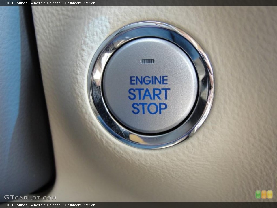 Cashmere Interior Controls for the 2011 Hyundai Genesis 4.6 Sedan #40291587