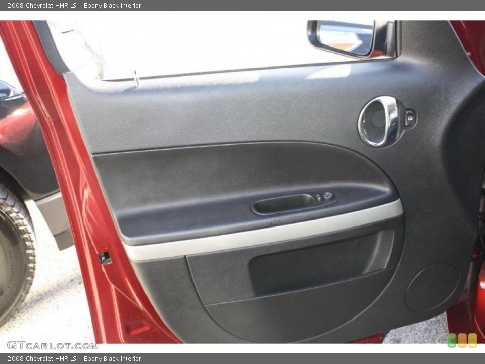 Ebony Black Interior Door Panel for the 2008 Chevrolet HHR LS #40292523