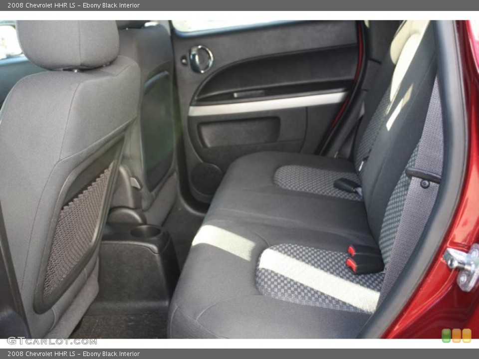 Ebony Black Interior Photo for the 2008 Chevrolet HHR LS #40292539