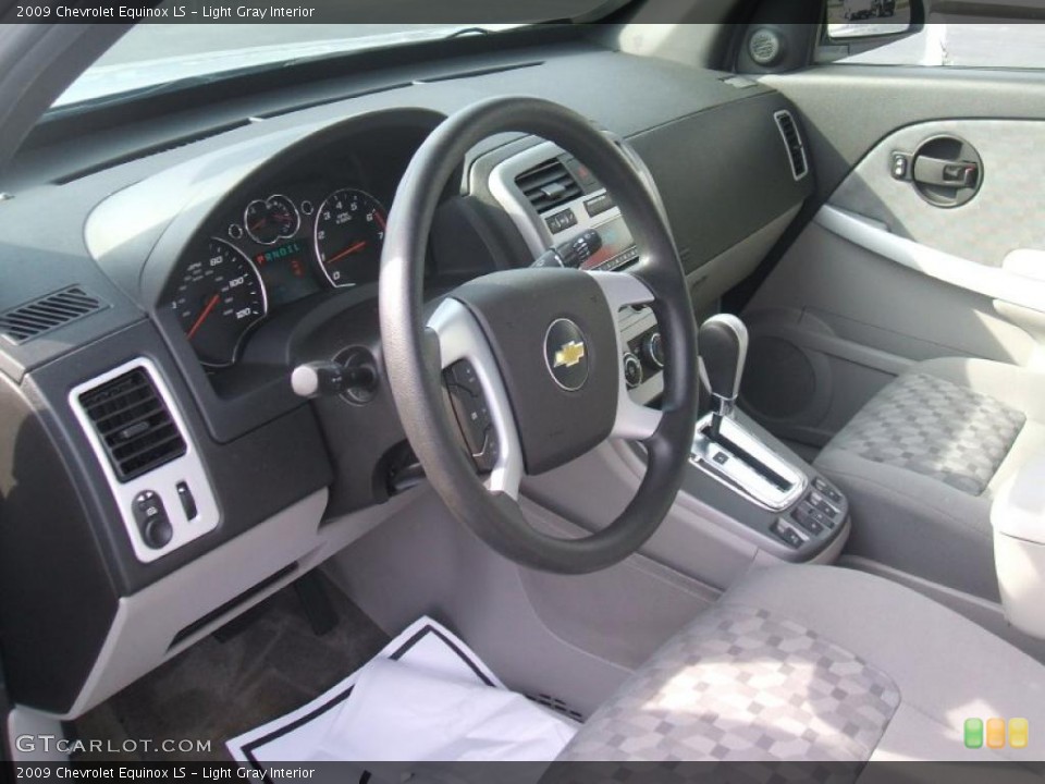 Light Gray Interior Prime Interior for the 2009 Chevrolet Equinox LS #40293663