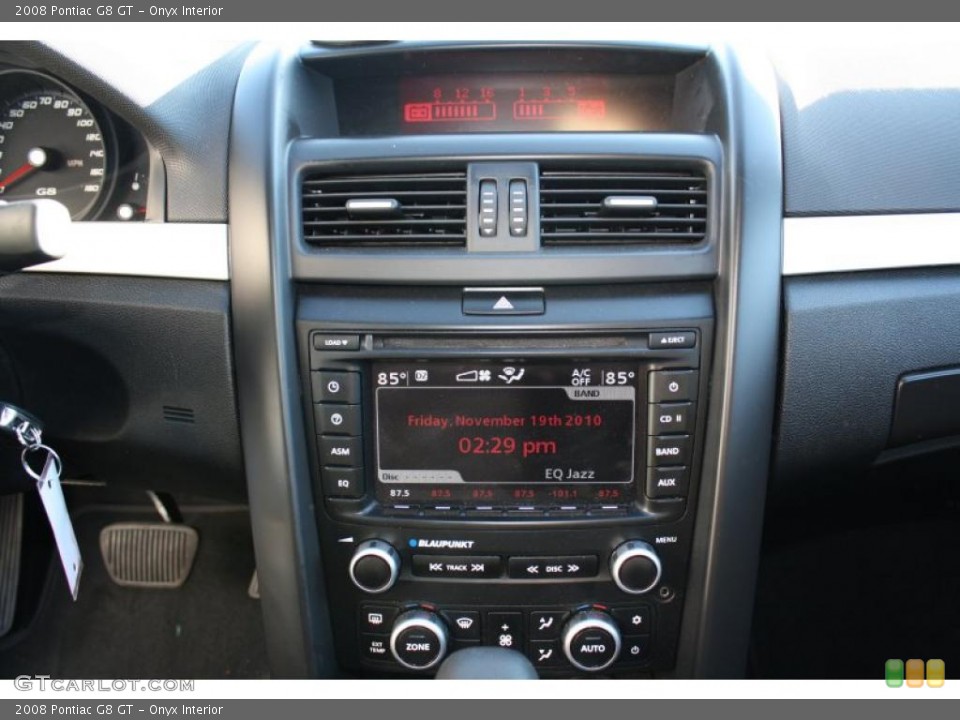 Onyx Interior Controls for the 2008 Pontiac G8 GT #40294195