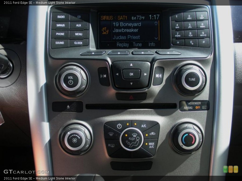 Medium Light Stone Interior Controls for the 2011 Ford Edge SE #40297291