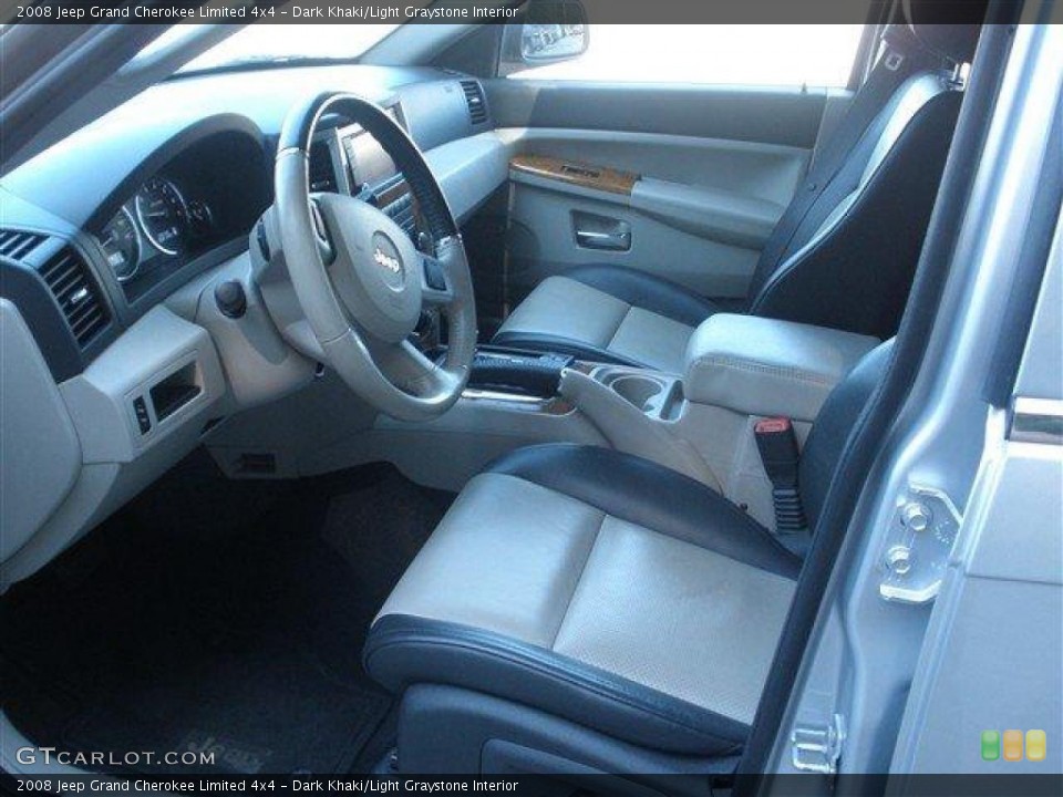 Dark Khaki/Light Graystone Interior Photo for the 2008 Jeep Grand Cherokee Limited 4x4 #40298119