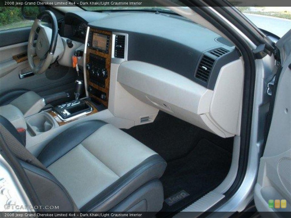 Dark Khaki/Light Graystone Interior Photo for the 2008 Jeep Grand Cherokee Limited 4x4 #40298155