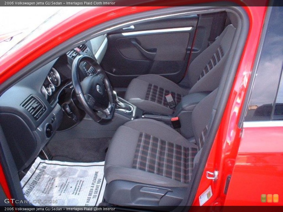 Interlagos Plaid Cloth Interior Photo for the 2006 Volkswagen Jetta GLI Sedan #40303056